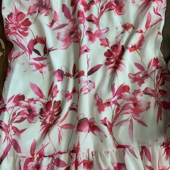 Silver Bloom pink and white dress - Picture 4 of 10